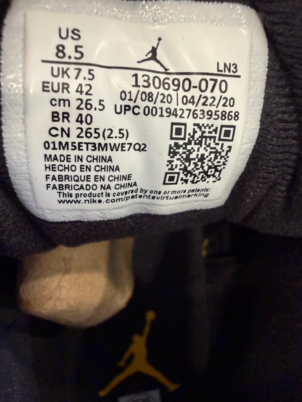 Air Jordan 12 Retro University Gold Men’s Size 8.5 - Picture 10 of 14